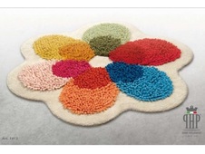 TAPPETO FLOWER COLORATO CM 55X110