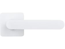 MANIGLIA  ONE Q C/ROS.QUADRA BIANCO OPACO CC21R-C01