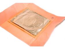 BLOCCO DI 100 PZ FOGLIA ORO IMITAZIONE CM 16X16