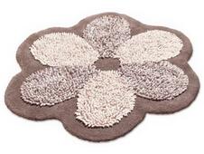 TAPPETO FLOWER TORTORA CM 55X110