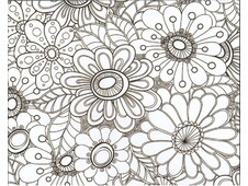 TELA PREDISEGNATA CM 40x50 MARGHERITE