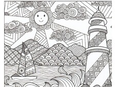 TELA PREDISEGNATA CM 40x50 BABY SUN