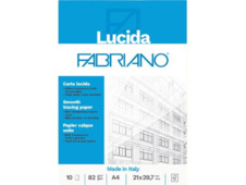 BLOCCO CARTA LUCIDA  A4 21X29,7 10FOGLI 82GR.